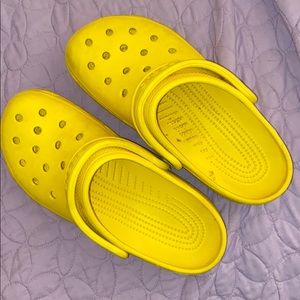 Yellow CROCS